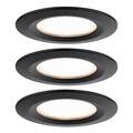 Paulmann LED Einbauleuchte Nova Plus 3er-Set starr 6 W 470 lm 2700 K Dimmbar