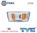 18-0231-11-2 BLINKER BLINKLICHT BLINKLEUCHTE TYC 2PCS FÜR CHEVROLET CRUZE