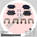 ZIMMERMANN Bremsbelagsatz, Scheibenbremse 21433.170.2 für BMW TOYOTA