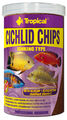 1 Liter Tropical Cichlid Chips 1000 ml Futter für Malawi Cichliden Barsche