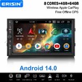 4GB+64GB Android 14 2Din DAB+ Autoradio Für Nissan Navi WiFi DSP CarPlay USB SWC