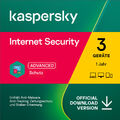 Kaspersky Internet Security 3-Geräte 1Jahr DEUTSCH 2024 sofort Versand