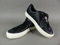 Ugg Damen Schuhe Sneaker Gr. 40 schwarz Leder Turnschuhe Freizeitschuh (19603)