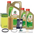 MANN-FILTER ÖLFILTER+7L CASTROL EDGE 5W-30 LL FÜR AUDI A6 C6 2.4 3.2 FSI 04-07