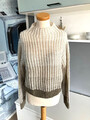Taifun Strickpullover mit Farbverlauf creme beige Gr. 34/ XS-S