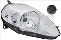 TYC Hauptscheinwerfer 20-0850-25-2 für ABARTH PUNTO FIAT Multijet 199 AXD11 16V