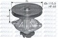 DOLZ S135 Kühlmittelpumpe Wasserpumpe für FIAT Uno Schrägheck (146) X 1/9 (128)