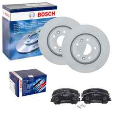BOSCH BREMSSCHEIBEN 295mm + BELÄGE VORNE passend für NISSAN X-TRAIL T32 + KADJARVA 295x26mm // X-TRAIL: Bitte Einschränkungen beachten