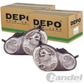 2x DEPO H7/H1 SCHEINWERFER SATZ passend für VW POLO LINKS+RECHTS