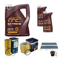 BOSCH Inspektionspaket 7 L MANNOL Extreme 5W-40 für Audi A6 Avant 3.0 TFSI