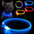 LED Hundehalsband Halsband Hund Leuchtend Hundehalsband USB Aufladbar Regendicht