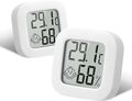 Mini LCD Thermometer 2 Stück Digital Hygrometer Küche Kinder Baby Zimmer F332