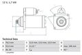 Anlasser Starter Bosch 0986024100 für Audi Skoda VW Seat A3 + Cabrio + 04-20