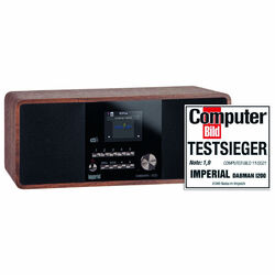 DABMAN i200 Multifunktionales Stereo-Radio DAB+ / FM / Internet Holzoptik