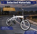 20 Zoll Klappfahrrad Klapprad Faltfahrrad Camping Fahrrad City Bike 6 Gang NEW