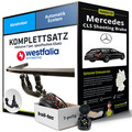 Anhängerkupplung WESTFALIA abnehmbar für MERCEDES CLS Shooting Brake +E-Satz Kit