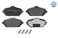 MEYLE Bremsbelagsatz Scheibenbremse 025 220 3219 für MERCEDES W205 KLASSE W213