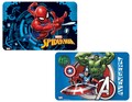 2er Set Spiderman / Avengers Tischunterlage Tischset Platzdeckchen 43 x 28 cm