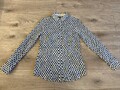 Brax Bluse Punkte Blau Weiß Gr. 34