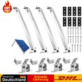 1-8 SETs Aufständerung Solarmodul Halterung Balkonkraftwerk Flachdach PV