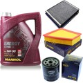 SCT Inspektionspaket 5L MANNOL Energy Combi LL 5W-30 für Skoda Fabia I 1.4 1.0