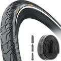 Continental Reifen RIDE City E25 28x1,75 + Schlauch 47-622mm schwarz Reflex