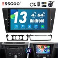 Für BMW 3er E90 E91 E92 E93 Android 13 4+64G Autoradio DAB+ CarPlay GPS + Kamera