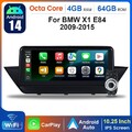 8-Kern Autoradio CarPlay für BMW X1 E84 CIC Android 14 WIFI GPS Navi SWC 4+64GB