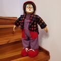 Clown Figur Puppe Dekoration Deko kein Spielzeug 60 cm