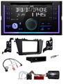 JVC Lenkrad USB 2DIN DAB Bluetooth CD Autoradio für Mazda 5 2010-2015