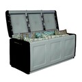 Gartenbox Aufbewahrungsbox 410 L Wetterfest Garten Kissenbox Auflagen Box XXL