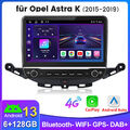128G Android 13 Radio Für Opel Astra K 2015-2019 Carplay GPS Nav DAB WiFi 6+128G