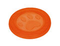 Nobby  TPR Fly-Disc "Paw" 22 cm orange Hund Spielzeug Kauen schwimmt