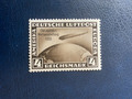 DR 1933  Zeppelin  „Chicagofahrt“ 4 Mark MiNr. 498 geprüft Peschl bpp