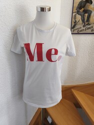 Hey Soho Me. Shirt weiß rot rosa Gr. S 36 38