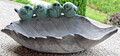 Weltbild Deko Vogeltränke Bad aus Kunststein Metalloptik ca. 33x19x11cm Neu