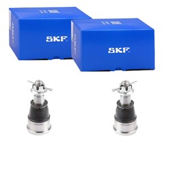 2X SKF TRAGGELENK FÜHRUNGSGELENK UNTEN VORNE BEIDSEITIG passend für HONDA JAZZ