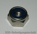 Sicherungsmuttern Stopmuttern  Edelstahl A2 DIN 985 NEU M3 M4 M5 M6 M8 M10 M12