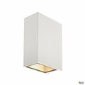 SLV QUAD XL 2 Wandleuchte, eckig, weiss, LED, 2x3,2W, 3000K, up