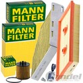 MANN FILTER INSPEKTIONSPAKET passend für 1.6 FSI AUDI A3 8P VW GOLF 5 PASSAT B6
