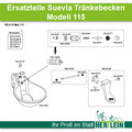 Ersatzteile SUEVIA Tränkebecken Modell 115