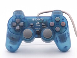 Original Sony PlayStation One / 1 Controller Blau Transparent PS1 - GEBRAUCHT