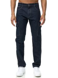 Herren Jeans Hose Regular Cargo Hose Gerades Bein  Übergröße Freizeithose Arbeit