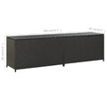 Poly Rattan Gartentruhe Auflagenbox Kissenbox Gartenbox Aufbewahrungsbox Truhe