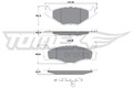 TOMEX Brakes Bremsbelagsatz Scheibenbremse TX 10-14 für GOLF 17 1G1 SEAT VW 19E