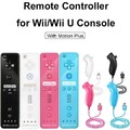 2 in 1 Remote Motion Plus Controller & Nunchuk für Nintendo Wii Wii U Gamepad DE