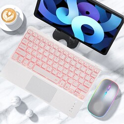 QWERTZ Bluetooth Tastatur Maus für Huawei MatePad 11 SE T10S Honor Pad X9 X8 Pro