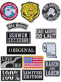 Old School Aufnäher Patch Aufbügler Geschenk Männer BIKER Motorrad Kutte Harley