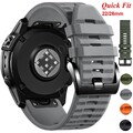 Silikon Armband Für Garmin Fenix E 8 6 6X 5 5X Plus 7 7X Instinct Solar QuickFit
