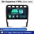 DAB+ 32G Android 14 Autoradio CarPlay GPS Navi Für Porsche Cayenne 9PA 2002-2010